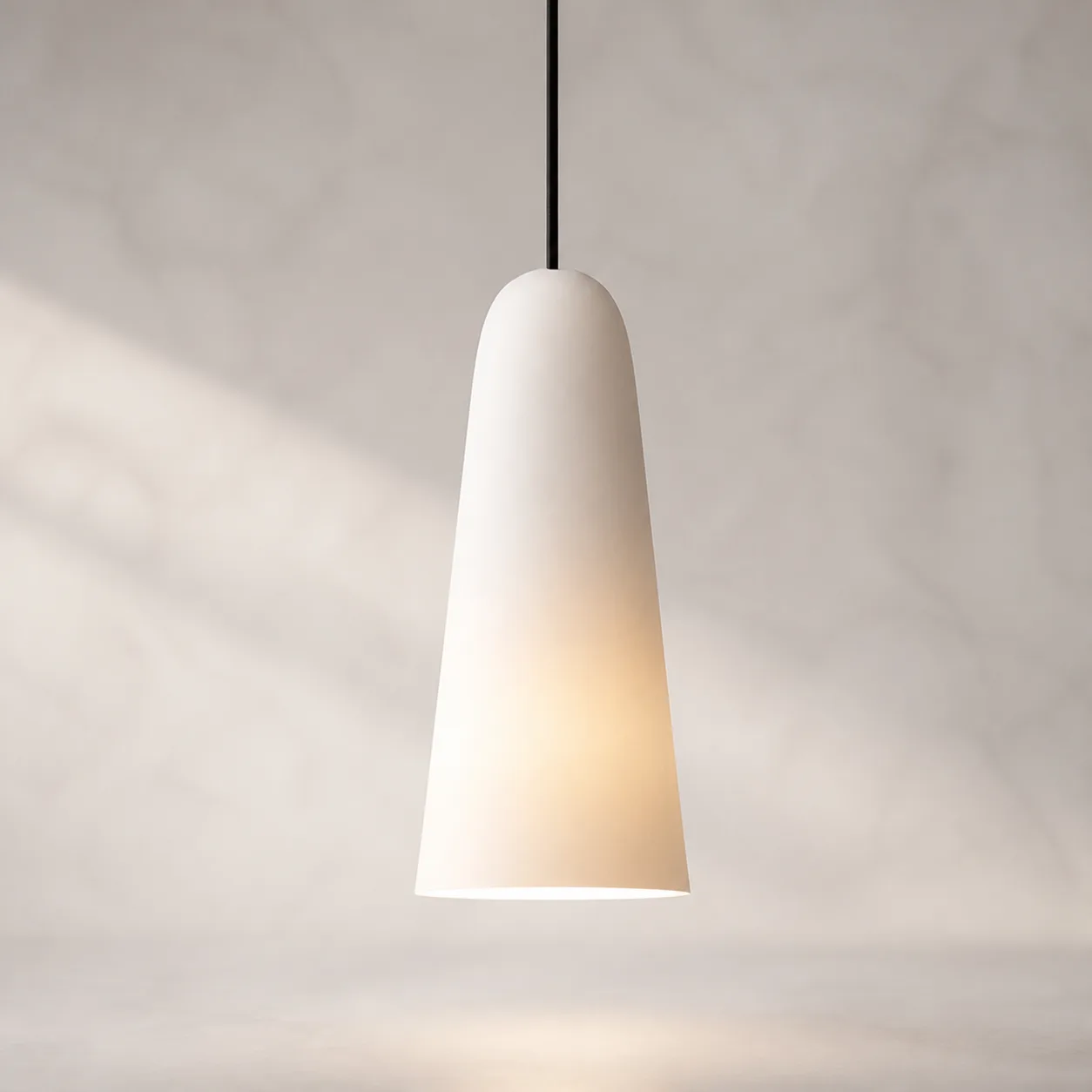 Serene White Cone Pendant Light image 6