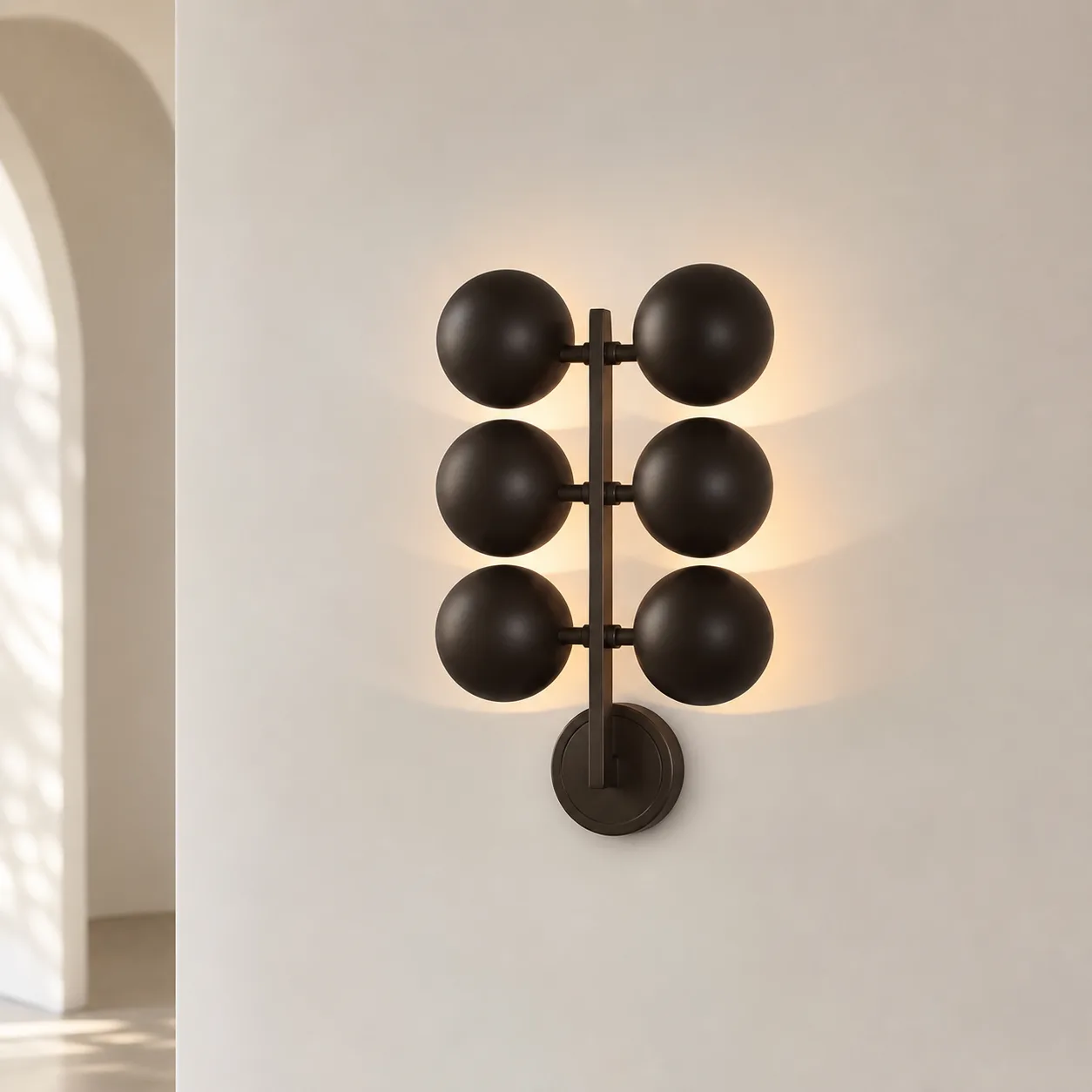 Nocturne Orb Metal Wall Sconce image 3
