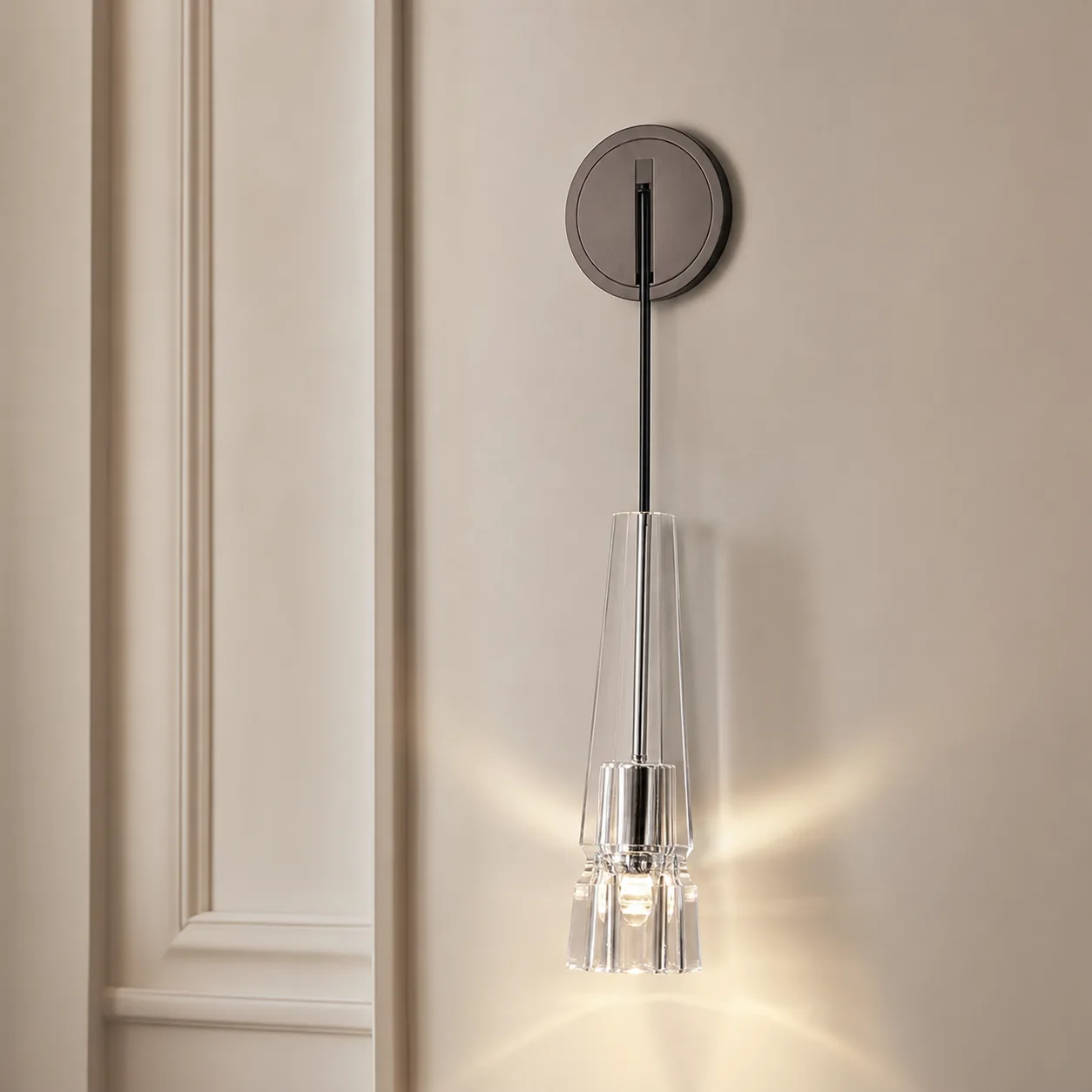 Luminous Crystal Drop Wall Sconce image 6