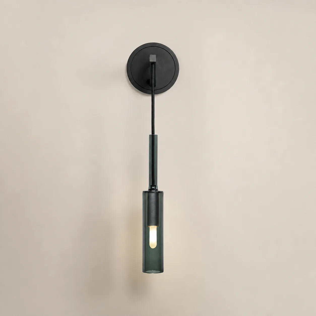 Shadowline Smoked Glass Wall Sconce image 6