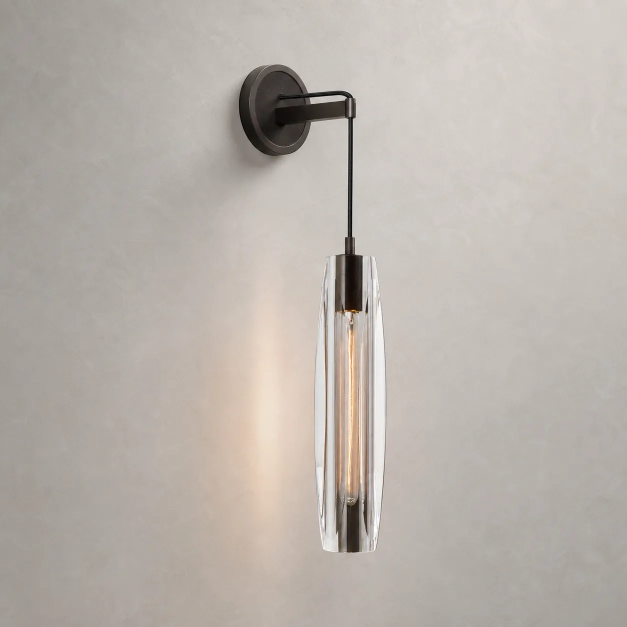 Aurelian Crystal Glass Wall Sconce image 4