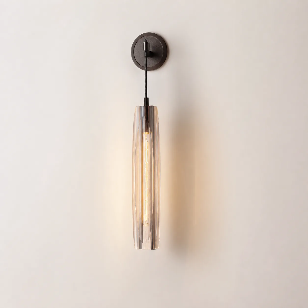 Aurelian Crystal Glass Wall Sconce image 3