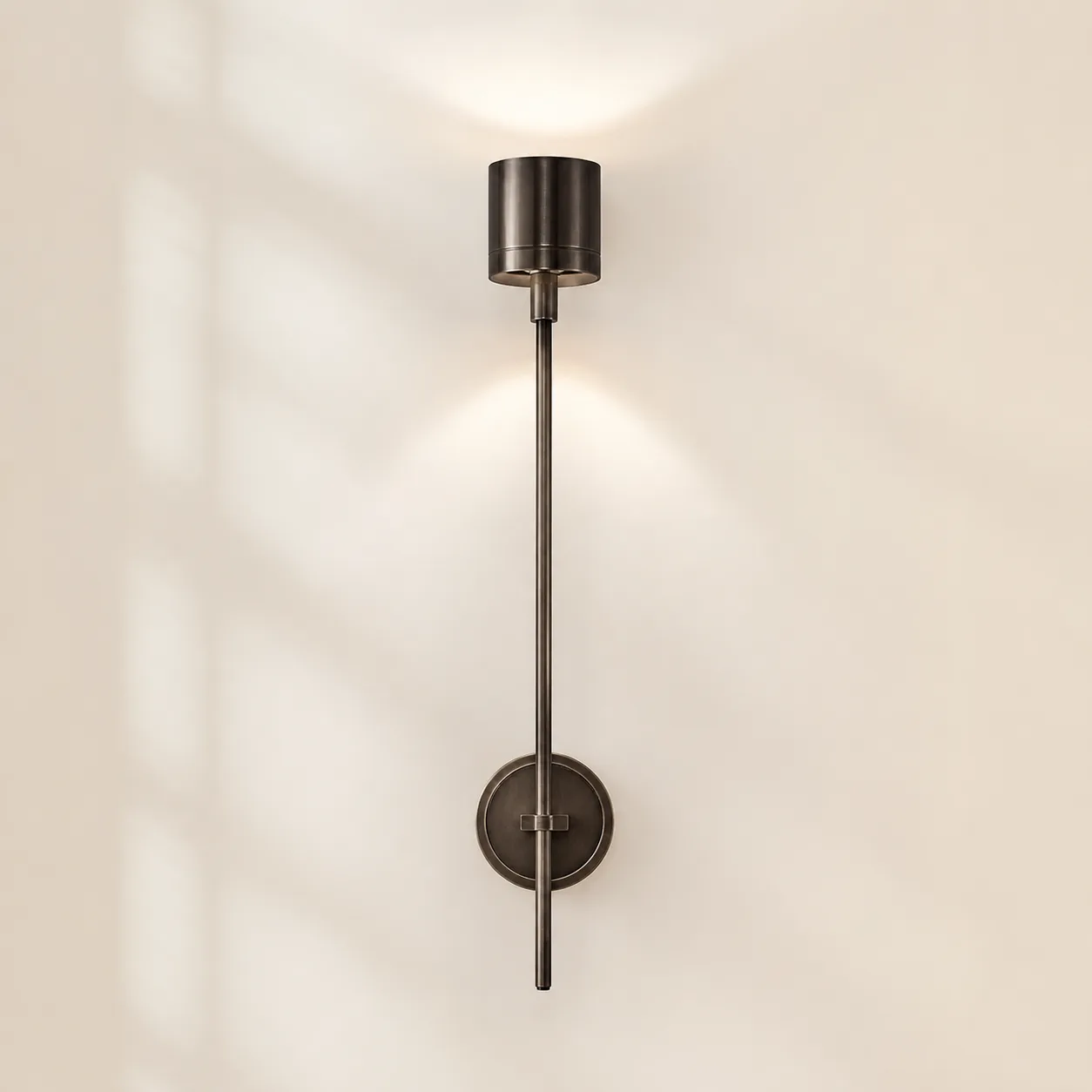 Sculpted Bronze Metal Wall Sconce custom sconces