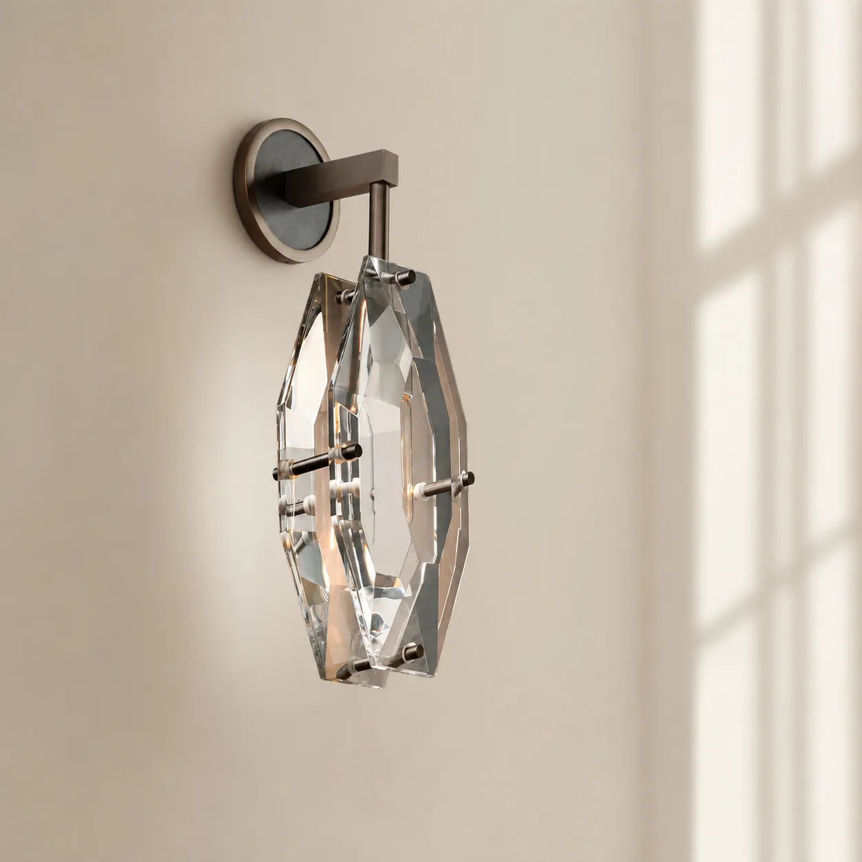 Prismatic Crystal Wall Sconce image 4