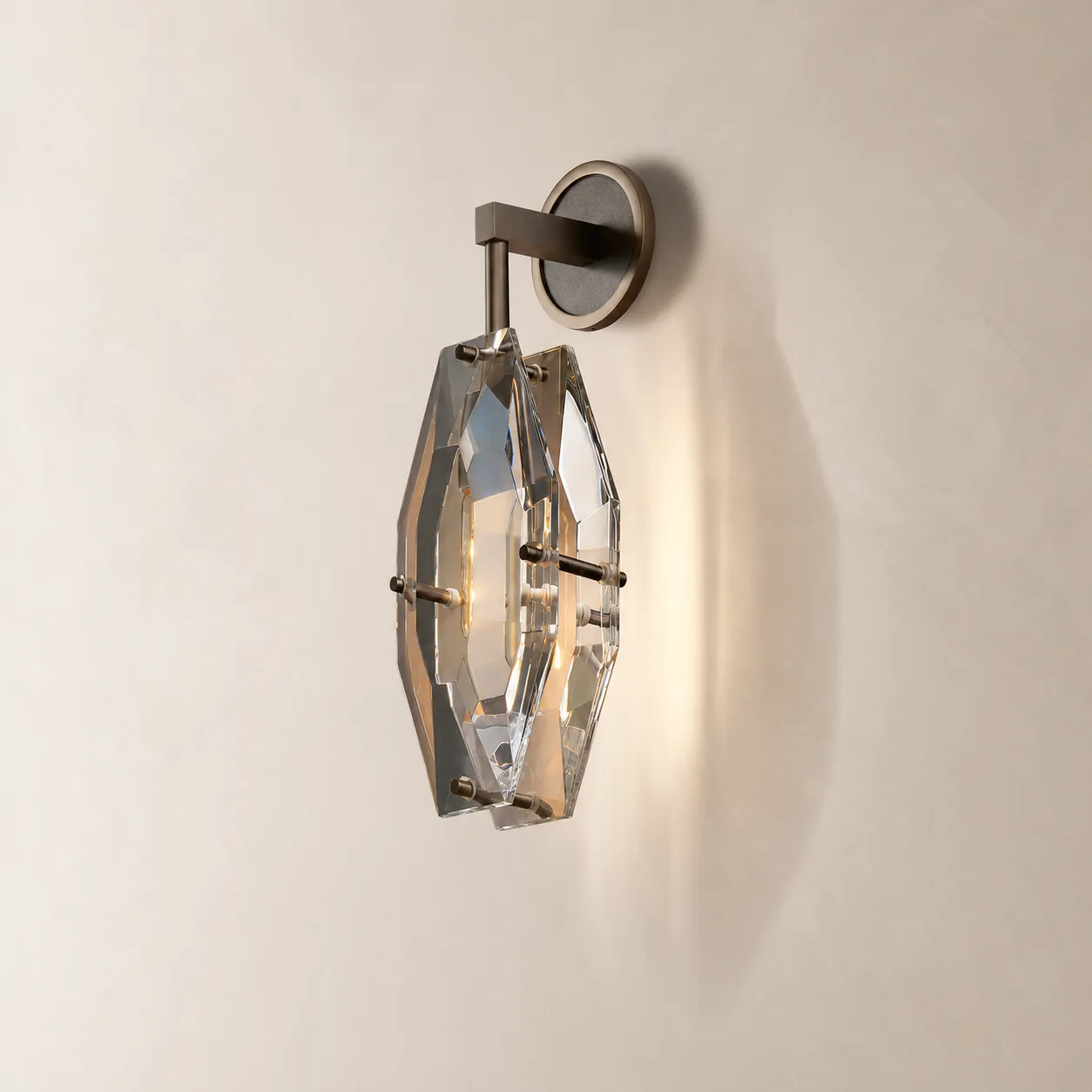 Prismatic Crystal Wall Sconce image 3