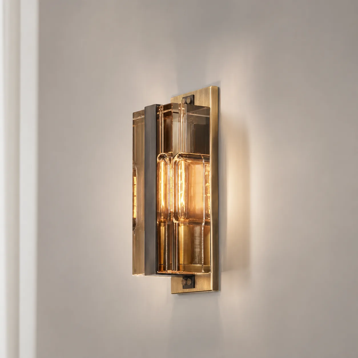 Aureate Amber Glass Wall Sconce image 4