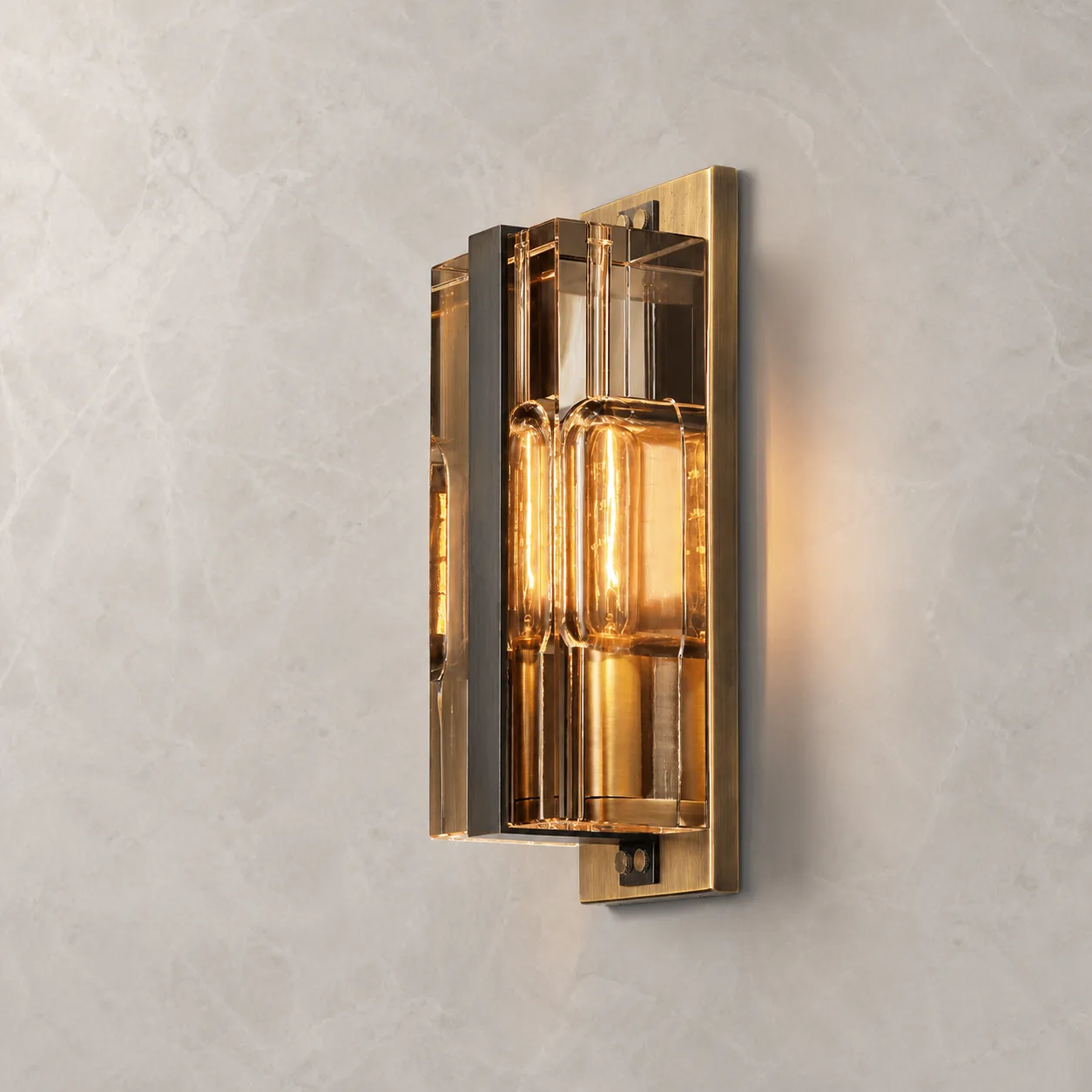 Aureate Amber Glass Wall Sconce image 3