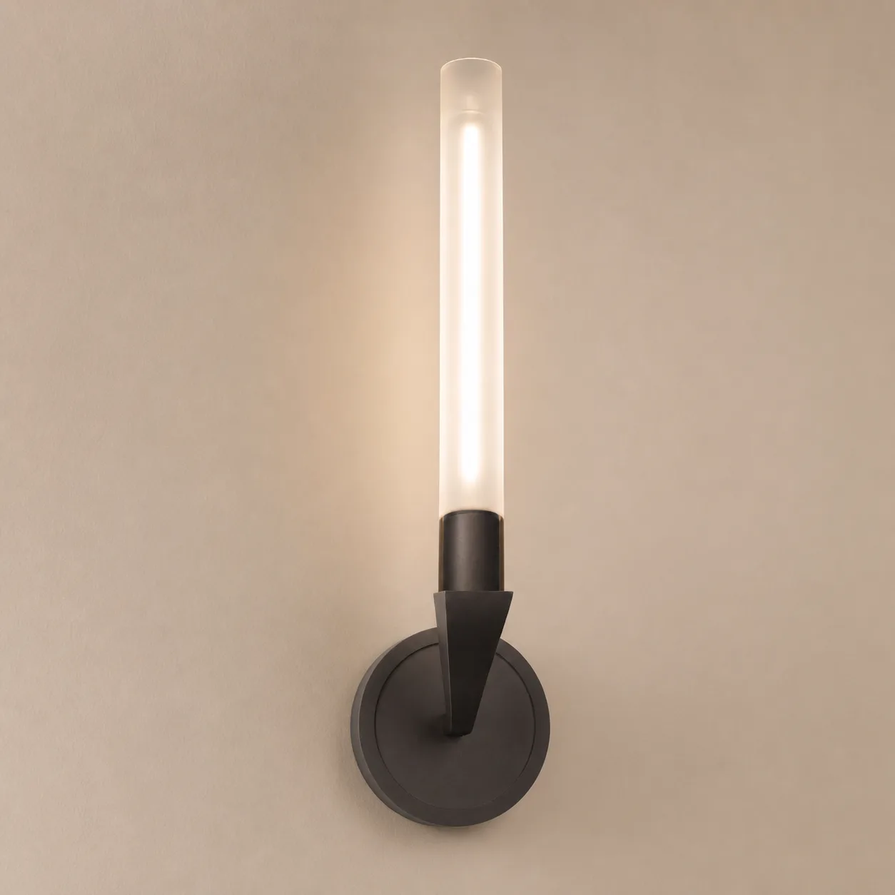 Twilight Ribbed Glass Wall Sconce image 5