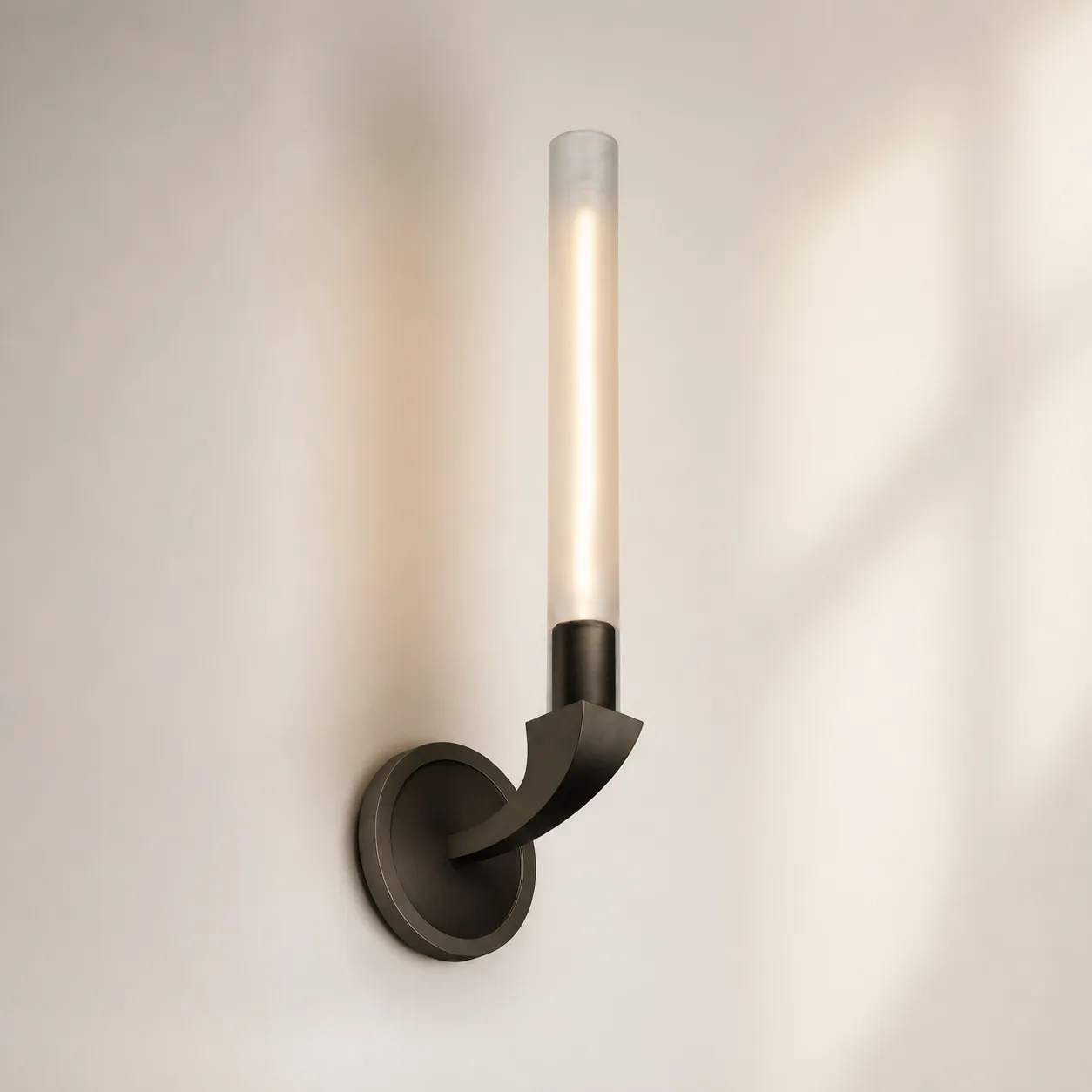 Twilight Ribbed Glass Wall Sconce image 2