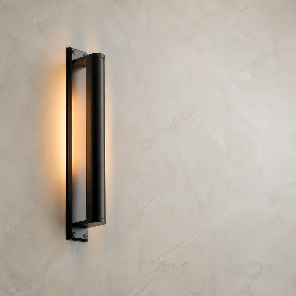 Noir Linear Metal Wall Sconce image 5