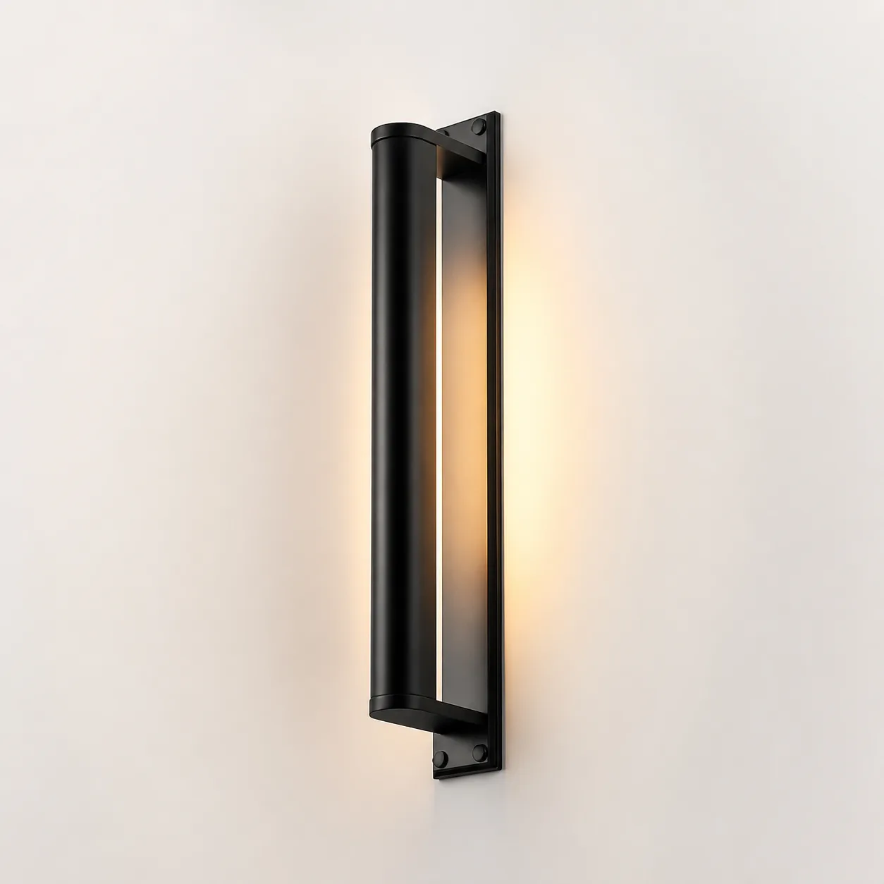 Noir Linear Metal Wall Sconce image 3