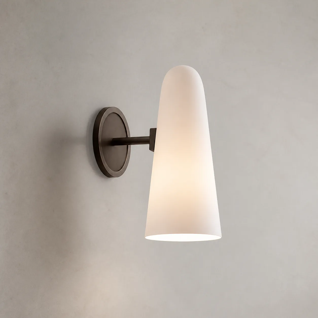 Luna Frosted Glass Wall Sconce custom sconces