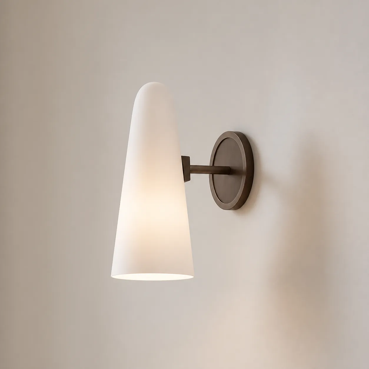 Luna Frosted Glass Wall Sconce image 6