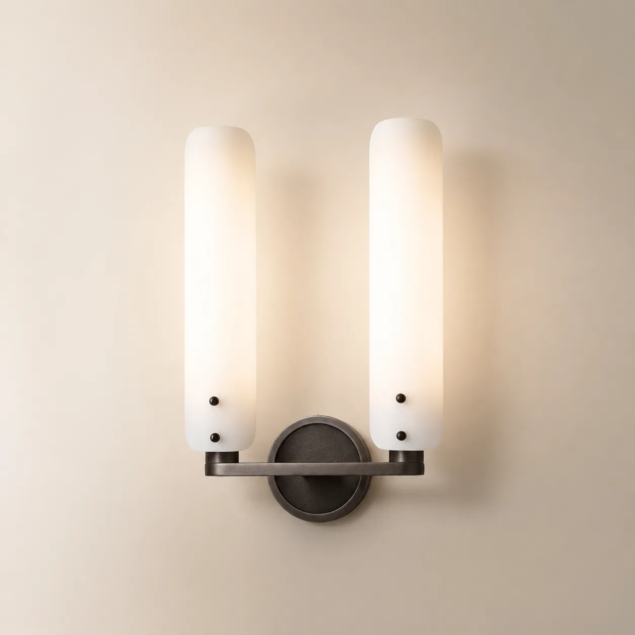 Luminous Frosted Glass Wall Sconce image 6