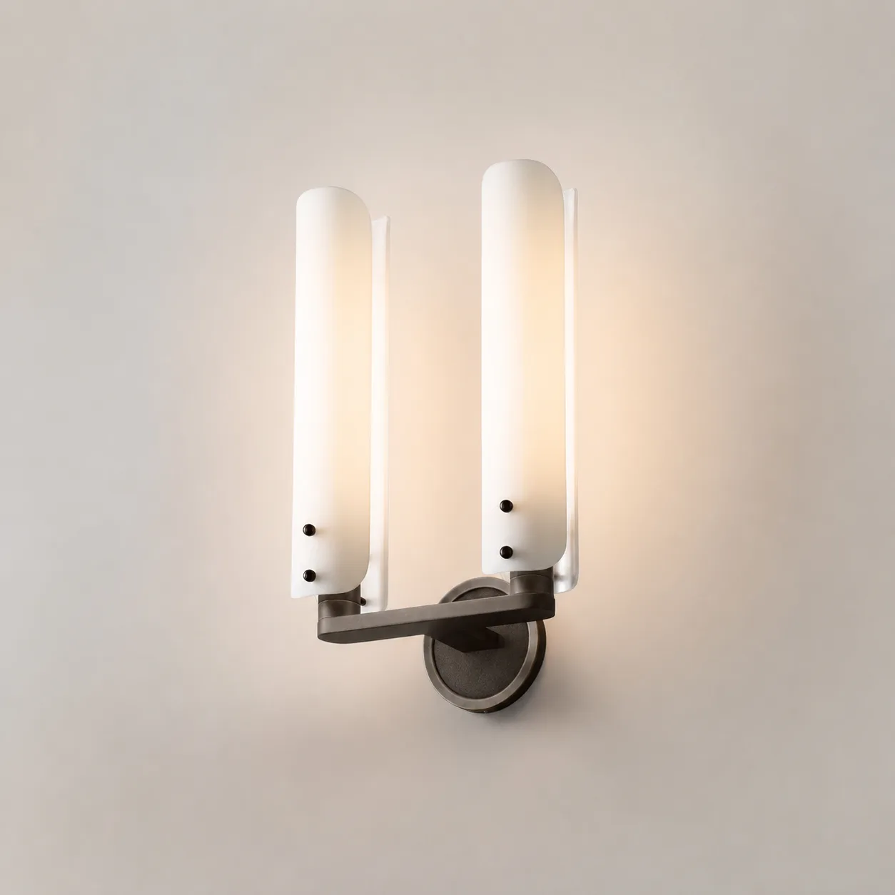 Luminous Frosted Glass Wall Sconce custom sconces