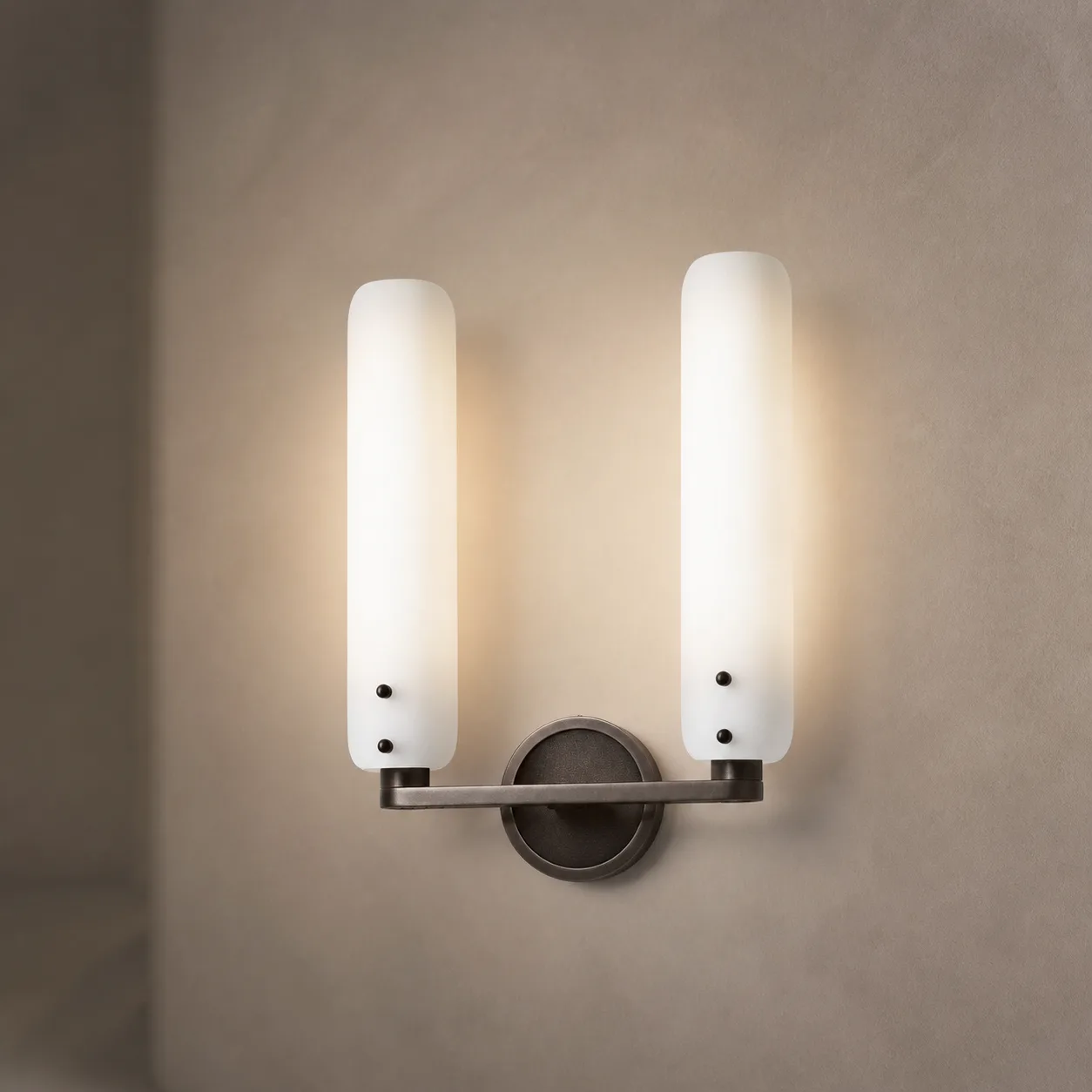 Luminous Frosted Glass Wall Sconce image 5
