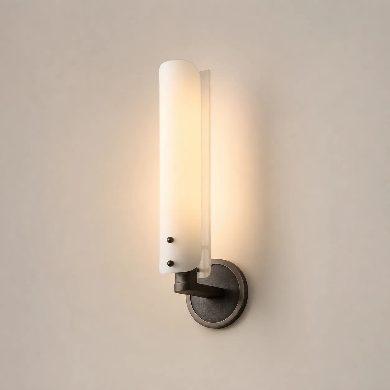 Aurelian Frosted Glass Wall Sconce custom sconces