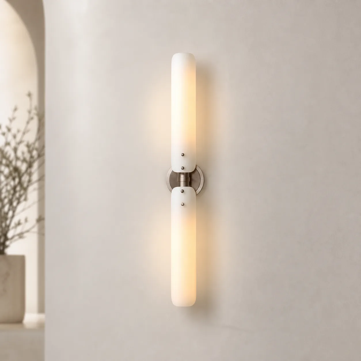 Luminous Frosted Tube Wall Sconce image 4
