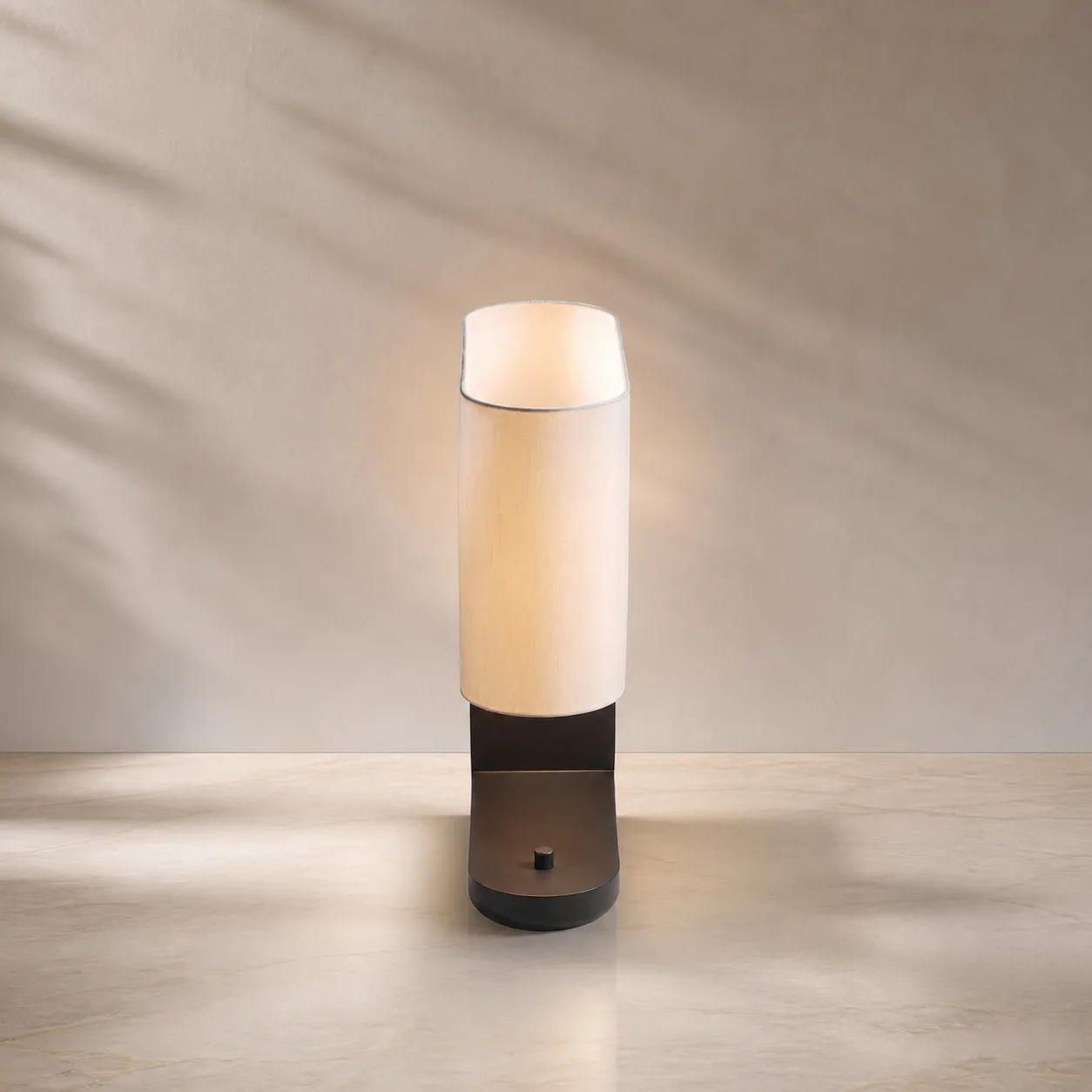 Quiet Linen Metal Table Lamp image 6