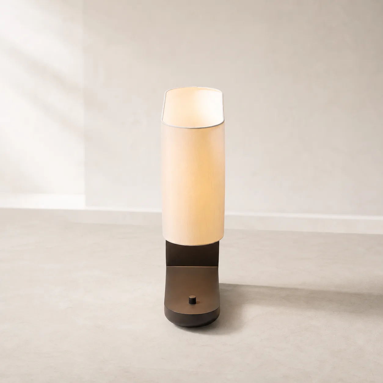 Quiet Linen Metal Table Lamp image 5