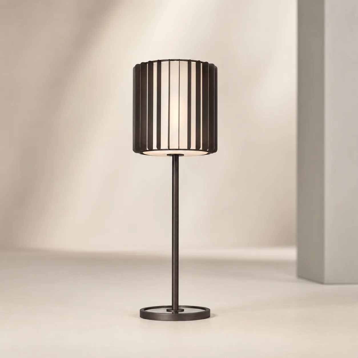 Nocturne Metal Cage Table Lamp image 3
