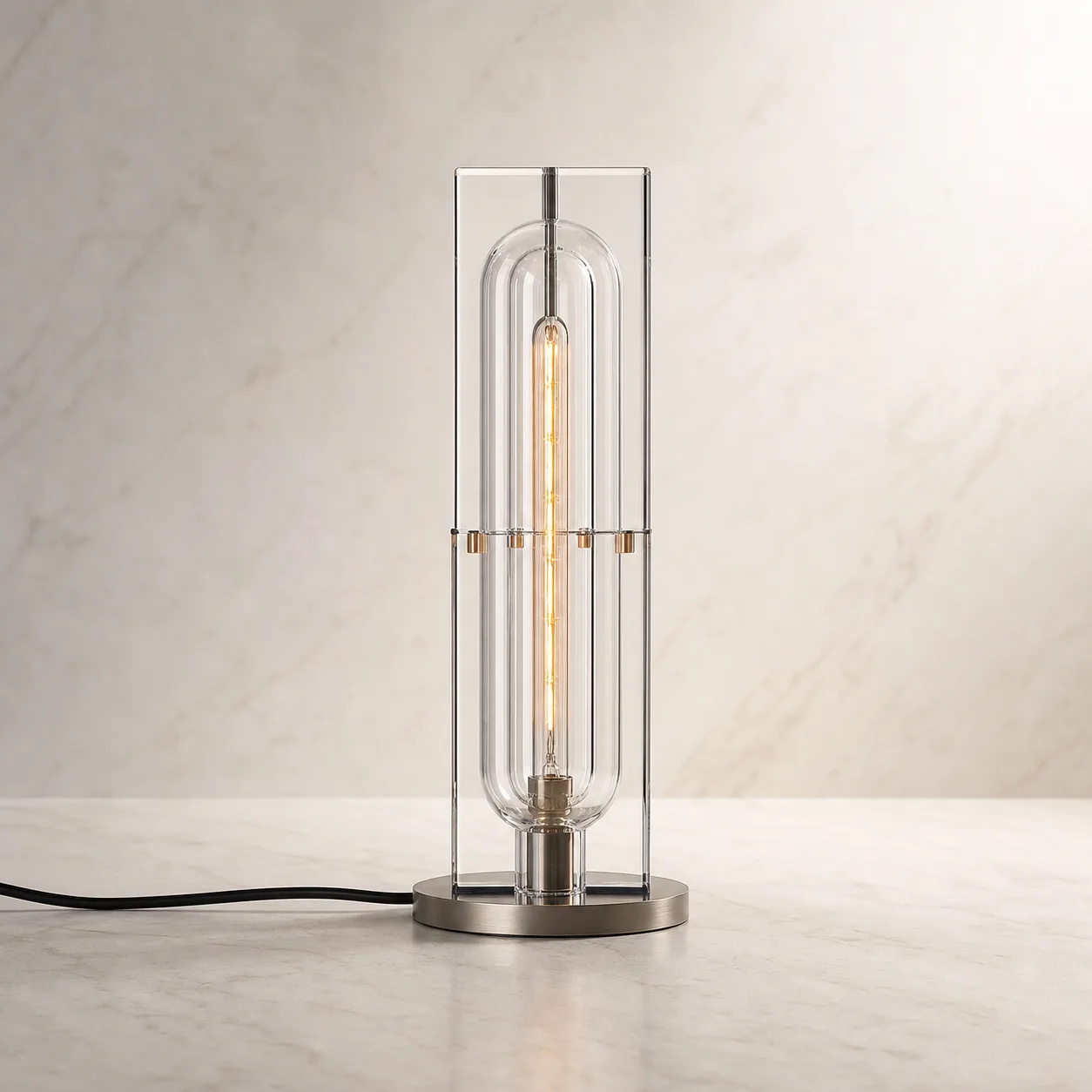 Luminous Crystal Column Table Lamp image 5