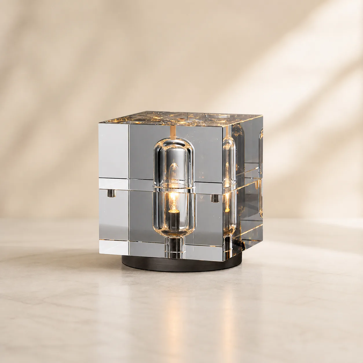 Prismatic Crystal Cube Table Lamp image 5