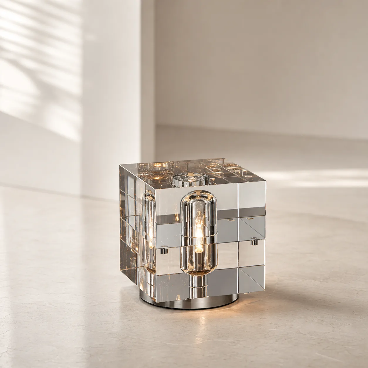Prismatic Crystal Cube Table Lamp image 3