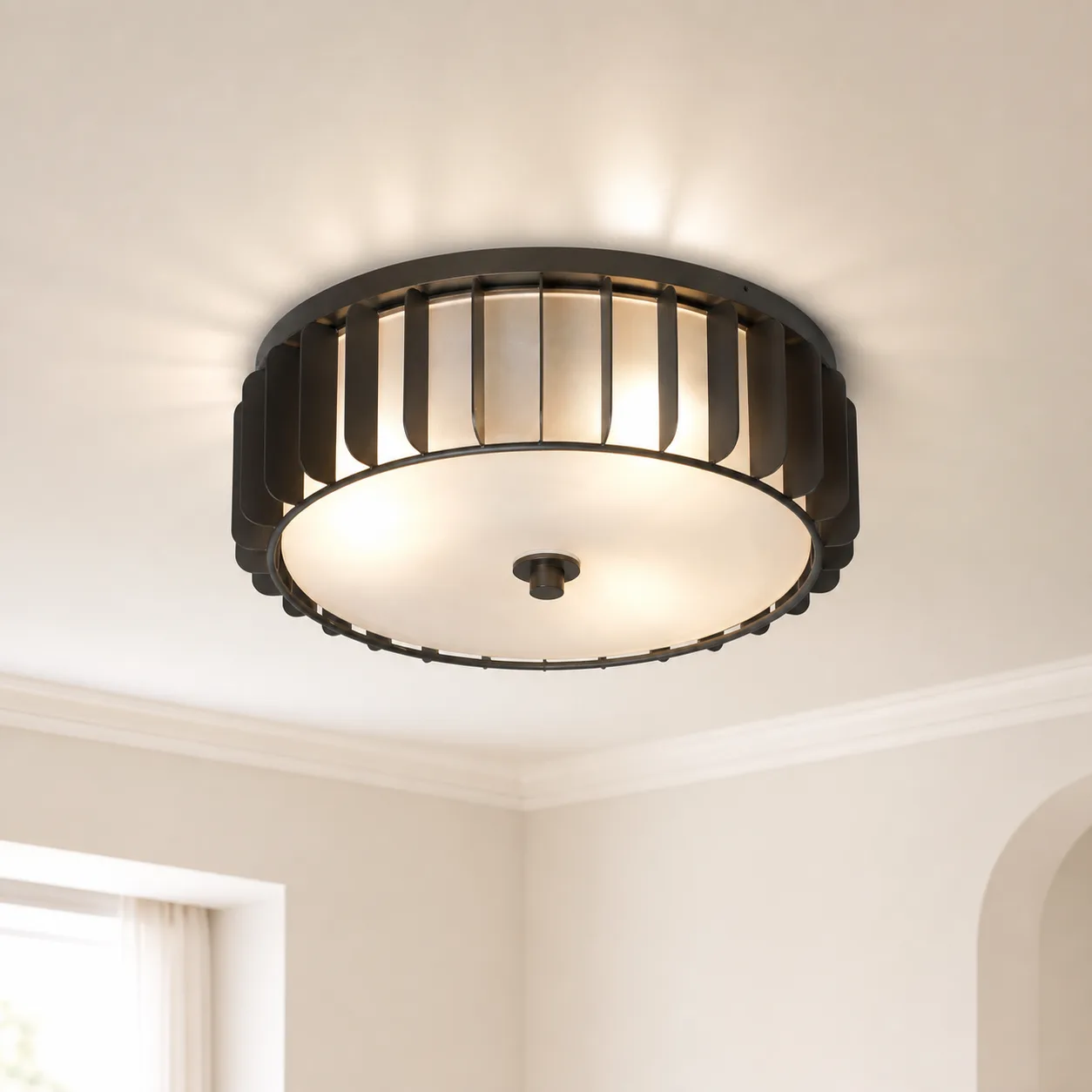 Heritage Metal Drum Flushmount image 3