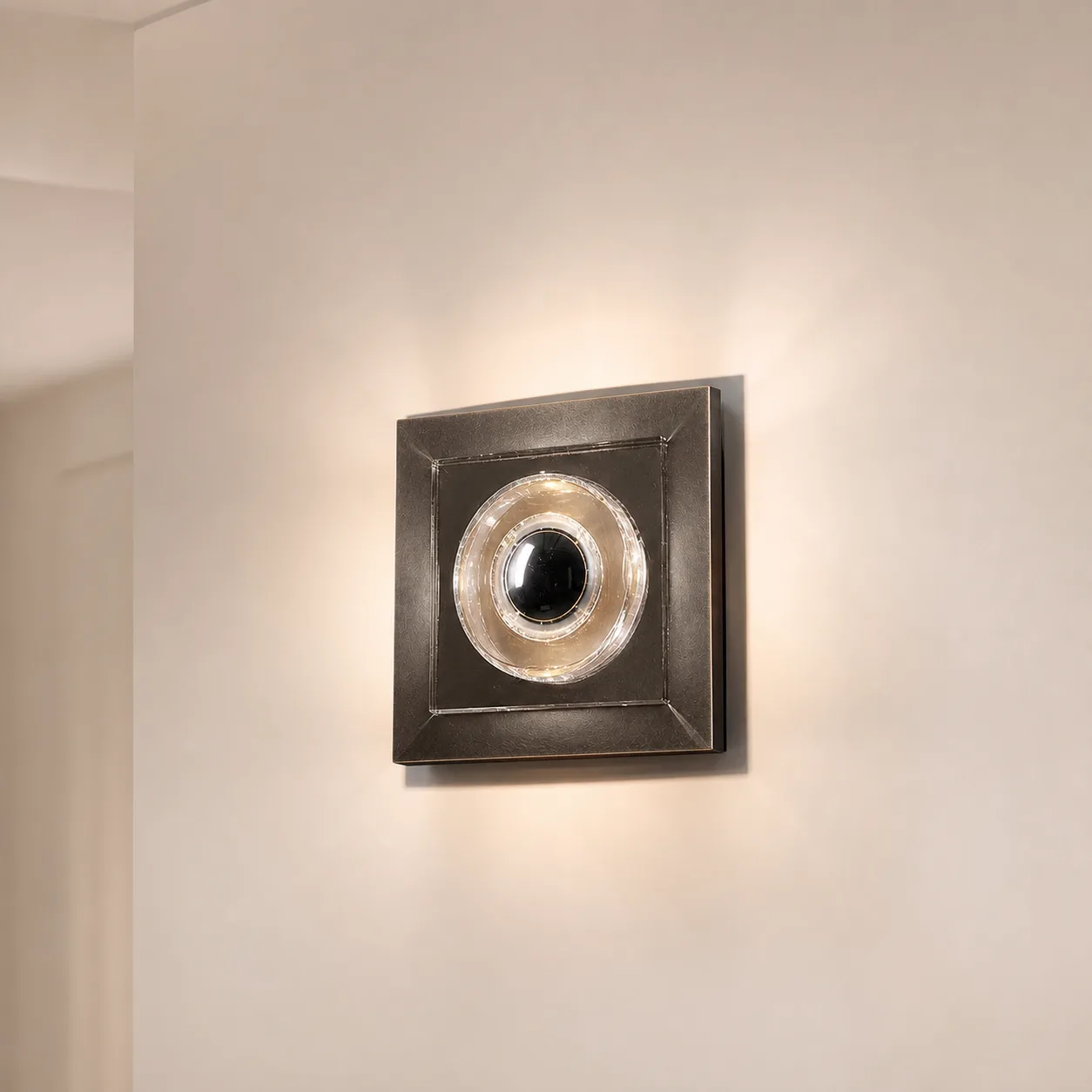 Lustrous Crystal Cube Wall Sconce image 5