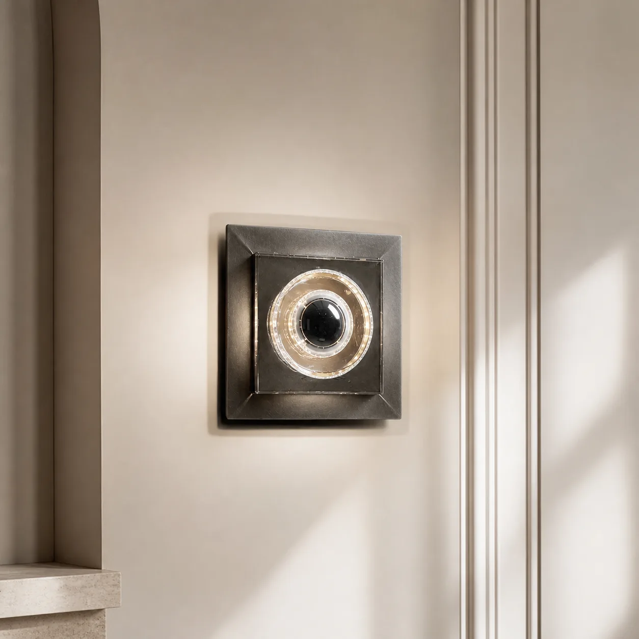 Lustrous Crystal Cube Wall Sconce image 6